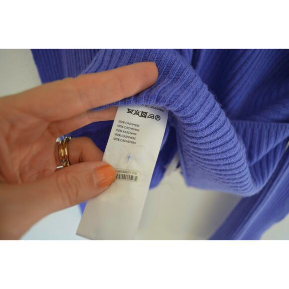 By Anthropologie Ribbed Cashmere Halter Top - Picture 6 of 7